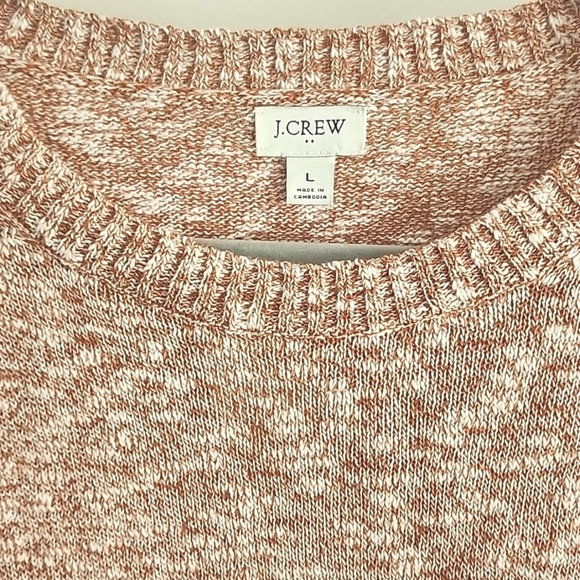 J. Crew Women's Knit Sweater in Cream and Brown - Picture 1 of 5